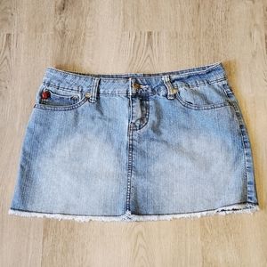 YMI Denim Mini Skirt Sz 5
